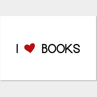 i love books Posters and Art